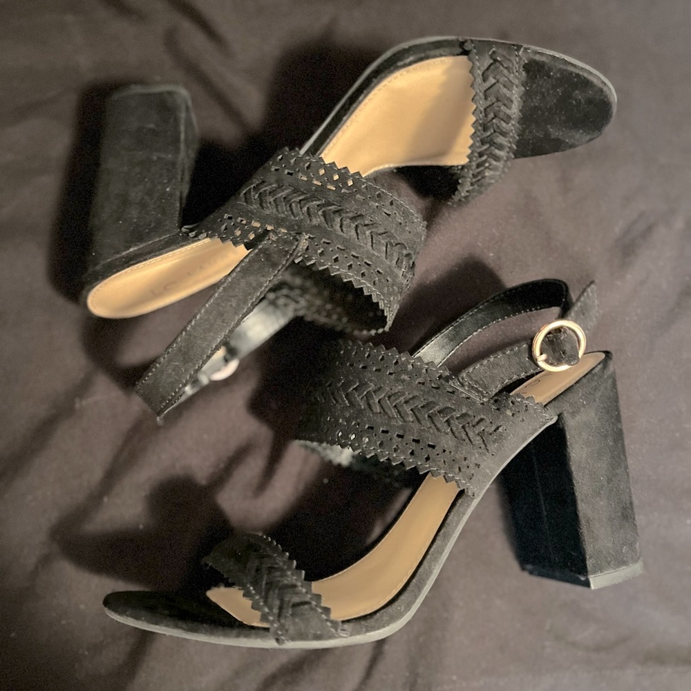 LC strappy heels
